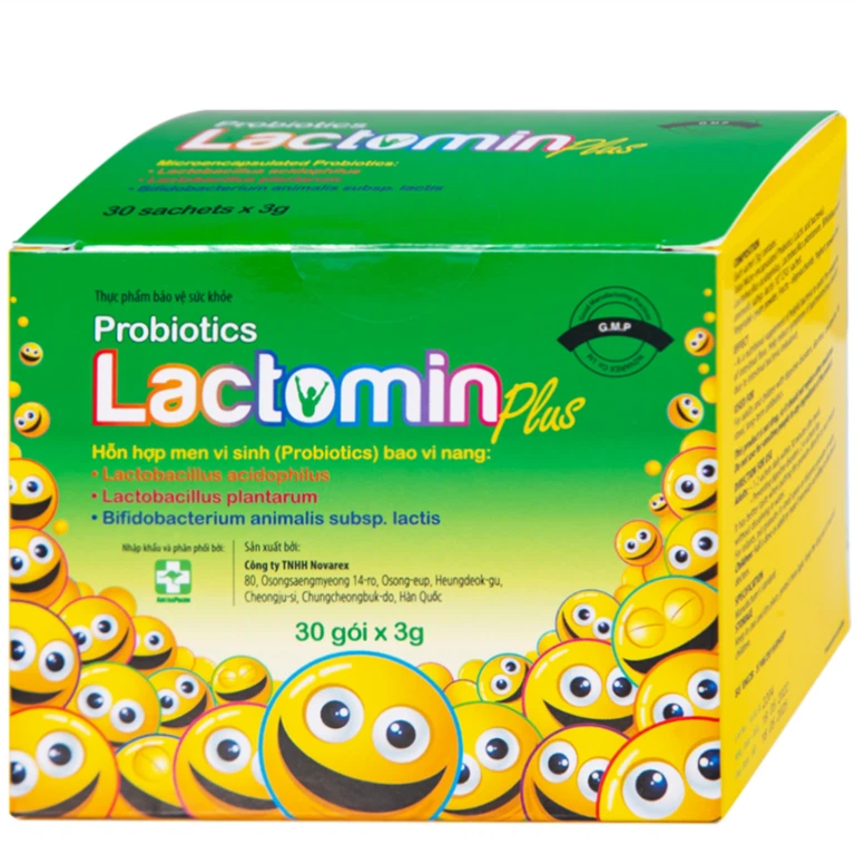 Men vi sinh Lactomin Plus – Hộp 30 gói