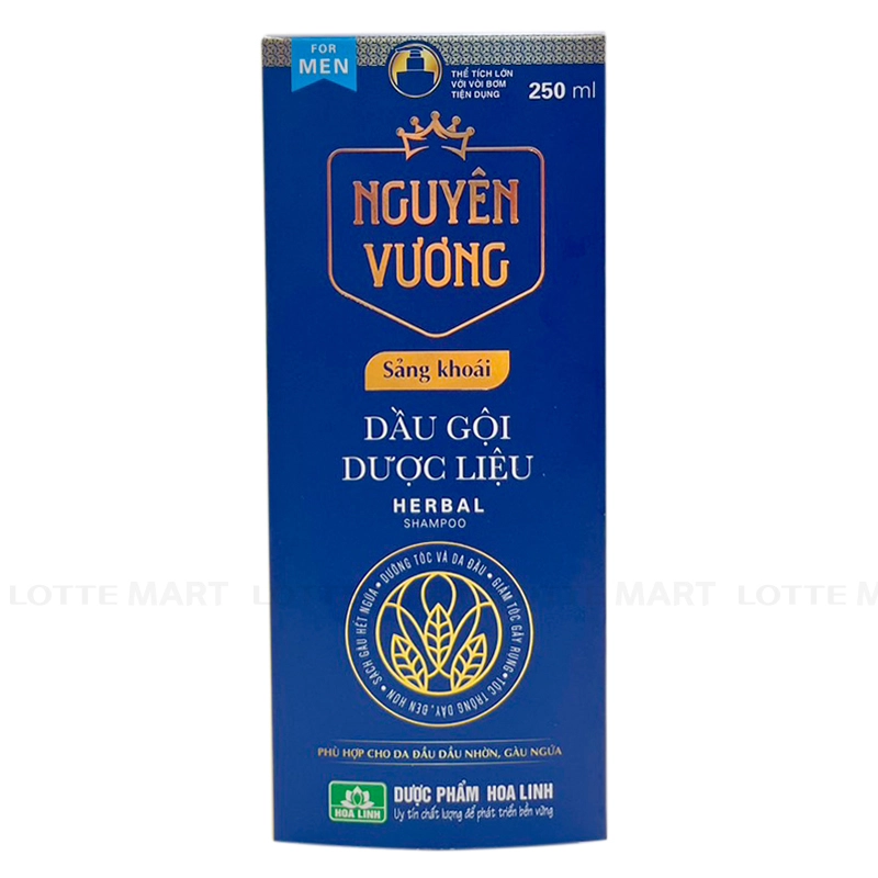 Dầu gội dược liệu Nguyên Vương sảng khoái – Lọ 250ml