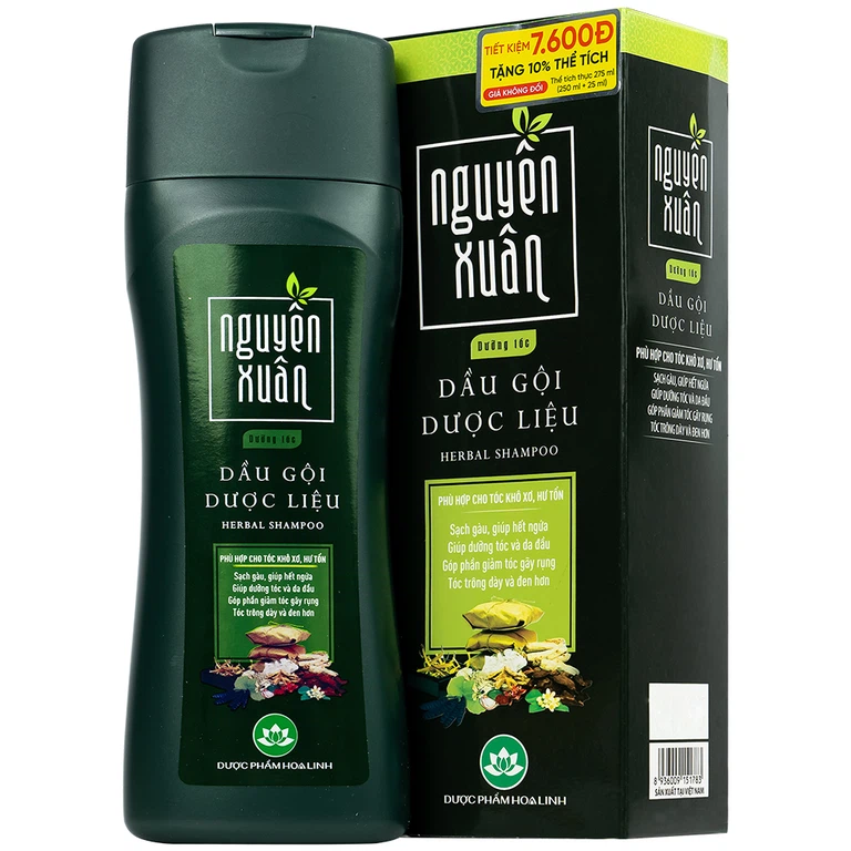 Dầu gội dược liệu Nguyên Xuân dưỡng tóc – Chai 275ml