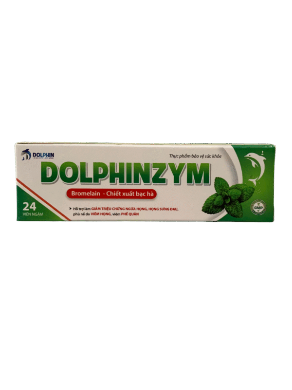 Viên ngậm Dolphinzym – Hộp 24 viên