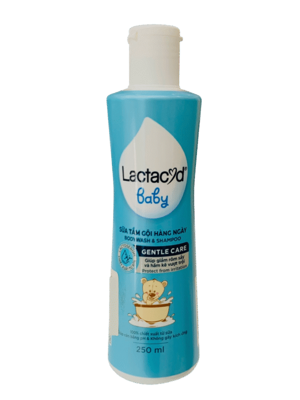 Sữa tắm gội Lactacyd Baby Gentle Care – Chai 250ml
