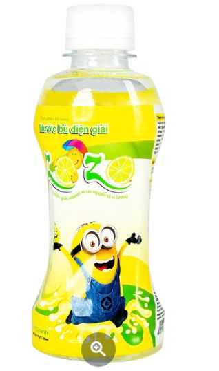 Nước bù điện giải Zozo hương chanh – Chai 250ml