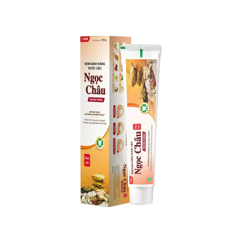 Kem đánh răng dược liệu Ngọc Châu Truyền Thống – Tuýp 170g