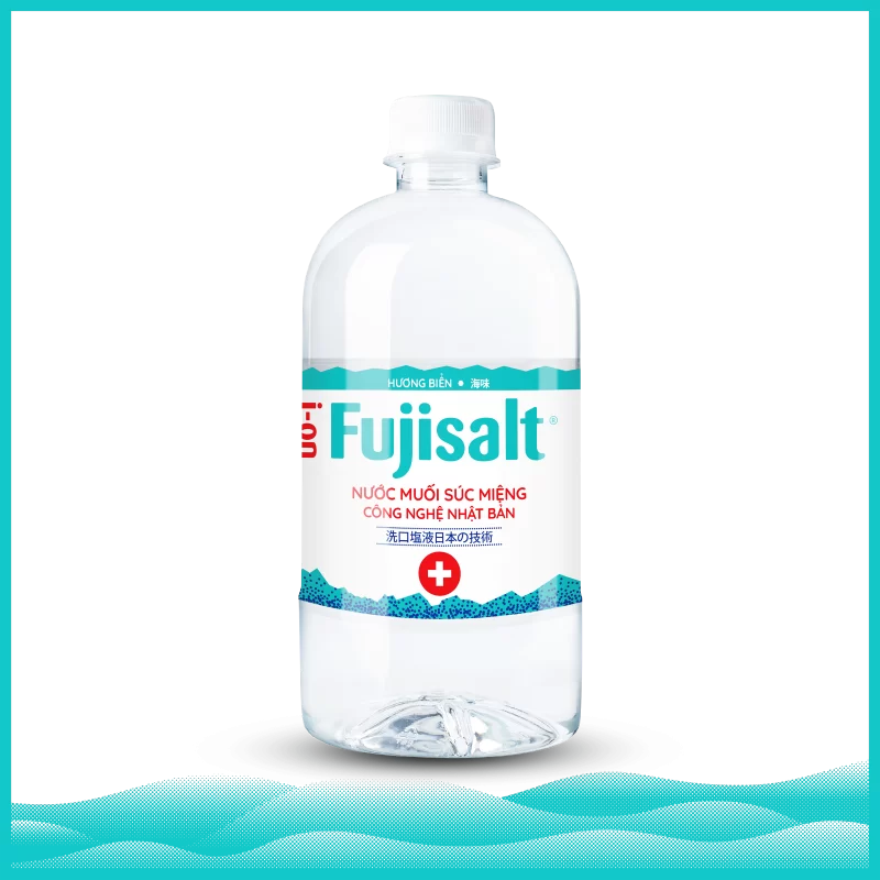 Nước muối biển súc miệng Fujisalt hương biển – Chai 680ml