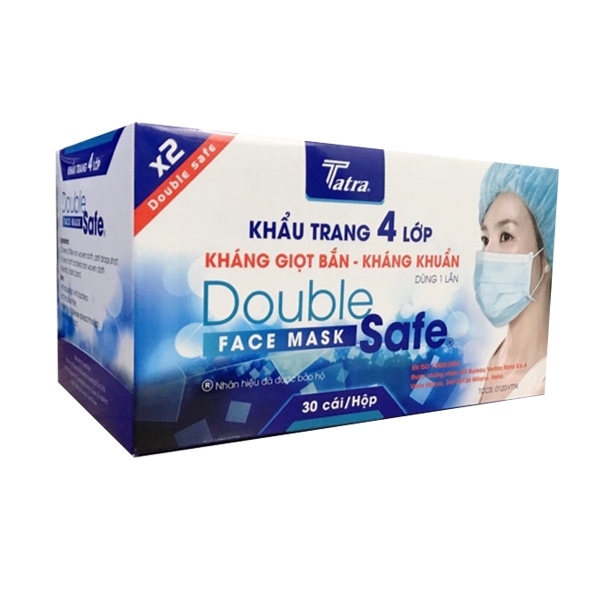 Khẩu trang y tế 4 lớp Tatra – 50 cái