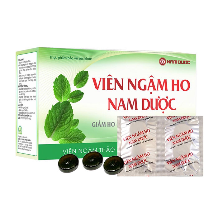 Viên ngậm ho Nam Dược – Hộp 40 viên