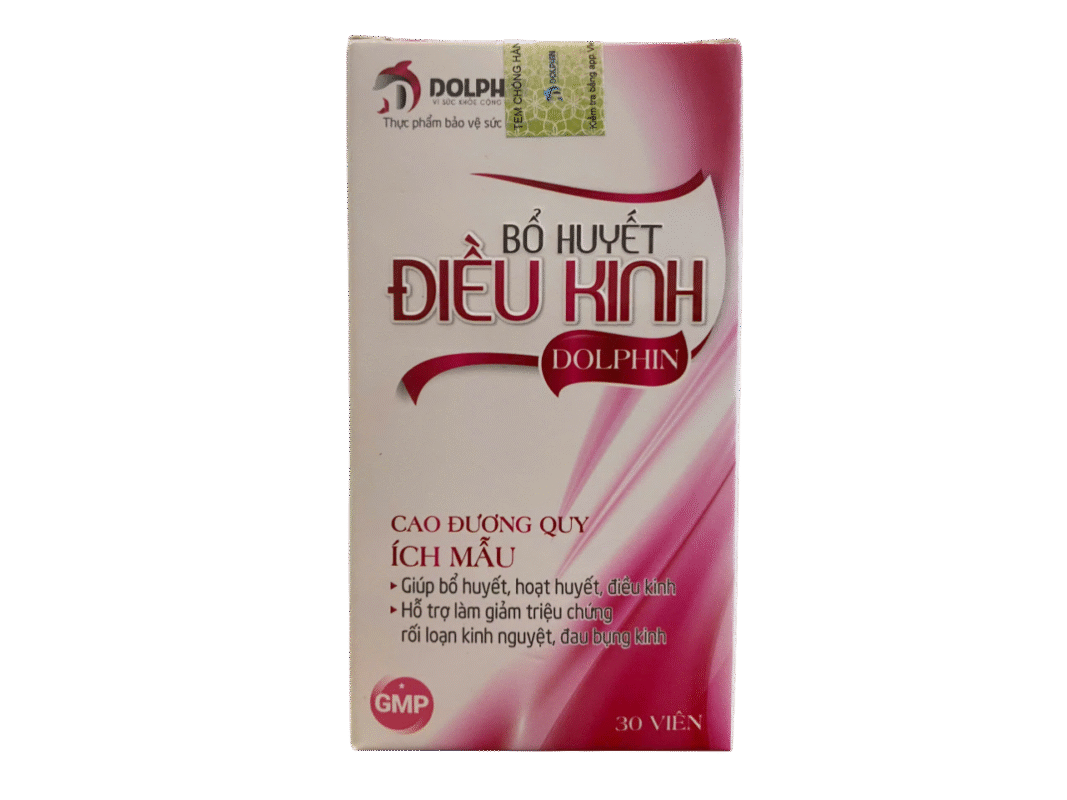 Viên uống Bổ Huyết Điều Kinh Dolphin – Lọ 30 viên