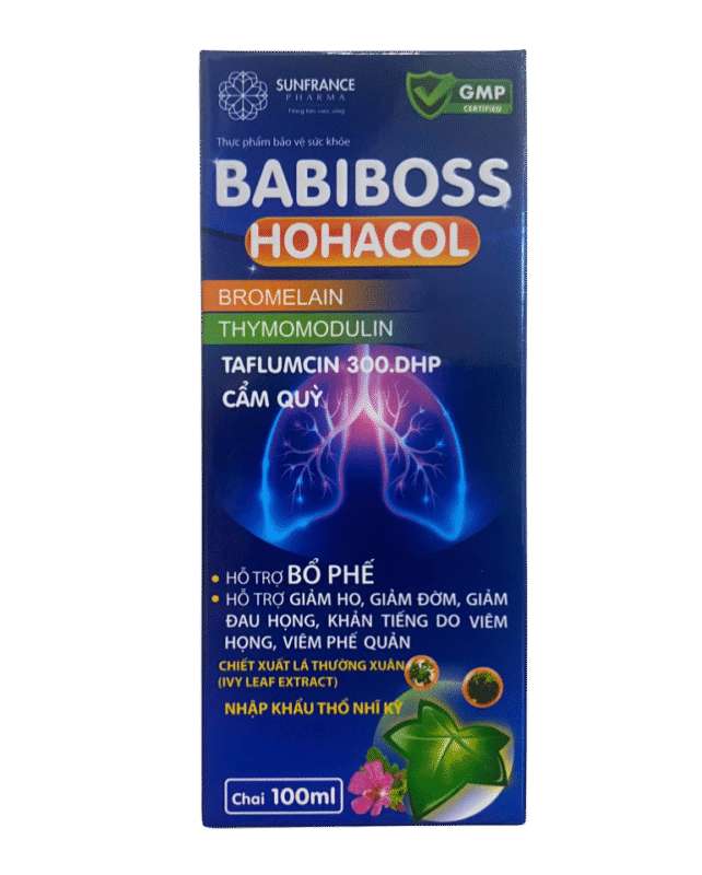 Thực phẩm bảo vệ sức khỏe Babiboss Hohacol – Lọ 100ml