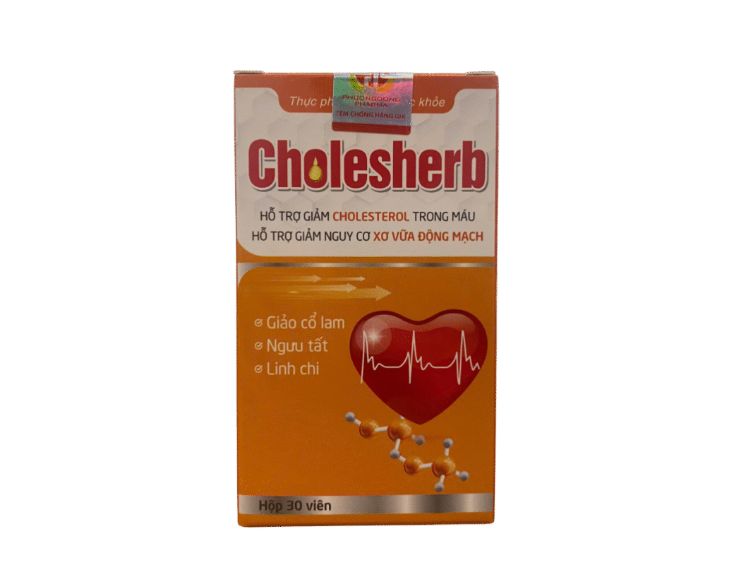 Viên uống Cholesherb – Hộp 30 viên