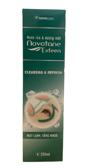 Nước rửa & dưỡng mắt Novotane Xanh – Hộp 1 lọ x 250ml