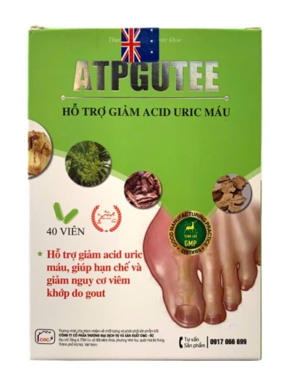 Viên uống Atpgutee – Hộp 40 viên