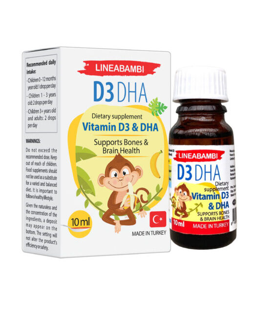 Thực phẩm bảo vệ sức khoẻ Lineabambi D3 DHA – Lọ 10ml
