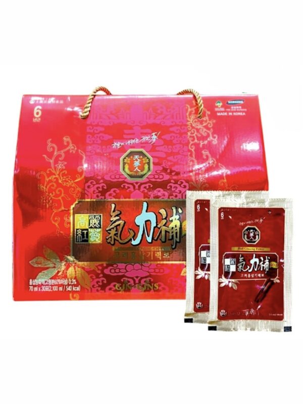 Nước uống hồng sâm Hàn Quốc – Korean Red Ginseng Power – Hộp 30 gói