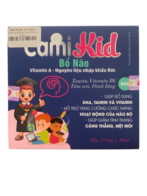 Thực phẩm bảo vệ sức khoẻ Cami Kid Bổ não – Hộp 15 ống