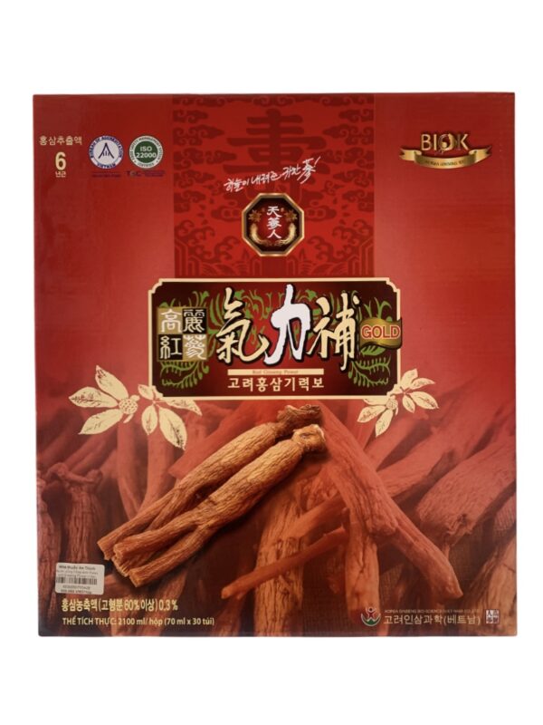 Nước uống Hồng sâm Korea Red Ginseng Power – Hộp 30 túi x 70 ml