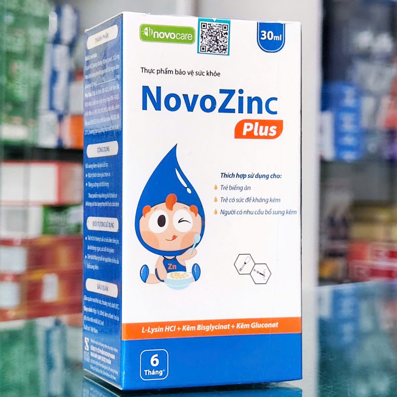 Thực phẩm bảo vệ sức khoẻ NovoZinc Plus – Lọ 30ml