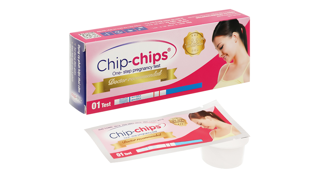 Que thử thai Chip-chips – Hộp 1 cái