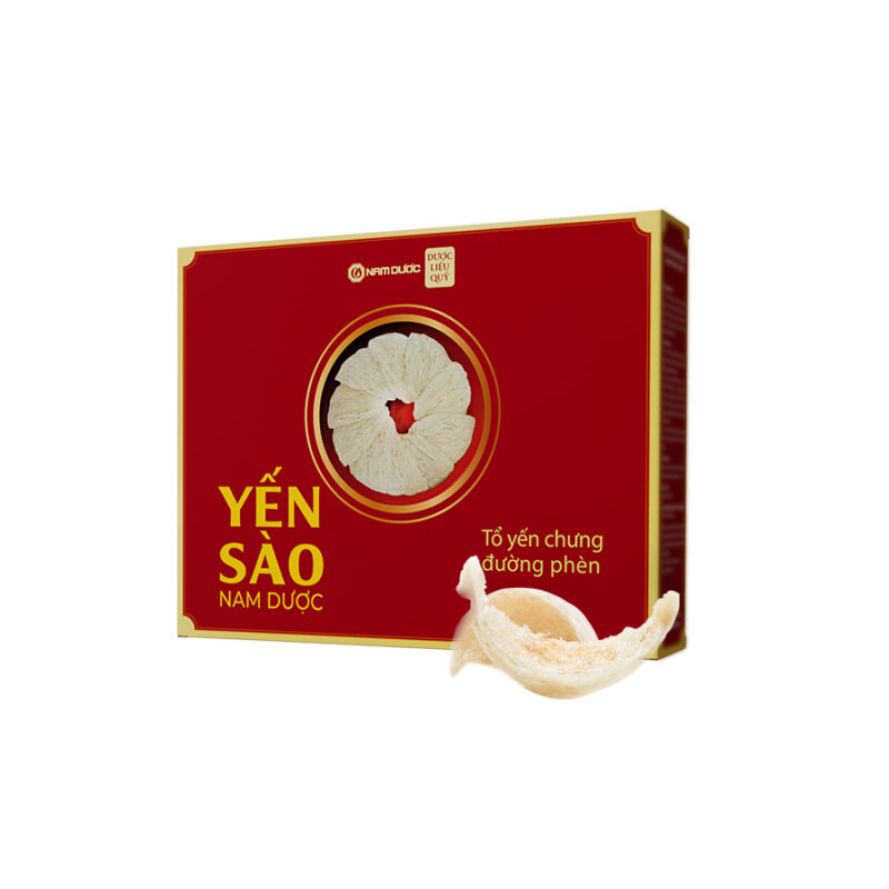 Thực phẩm bổ sung Yến sào Nam Dược Tổ yến chưng đường phèn – Set 6 lọ x 70 ml