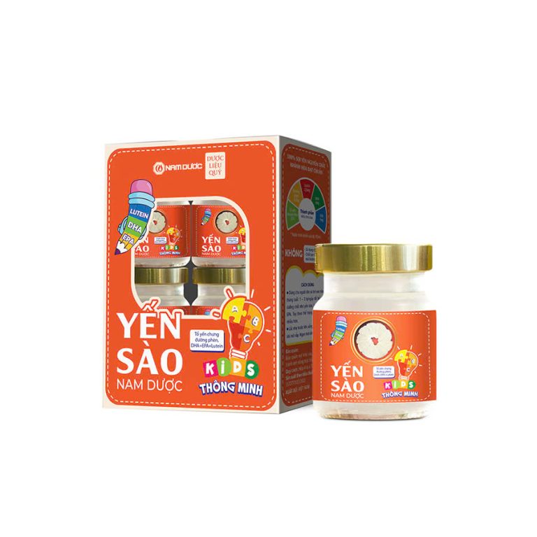 Thực phẩm bổ sung Yến sào Nam Dược Kids thông minh – Hộp 1 lọ 70 ml