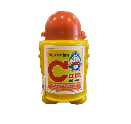 Kẹo ngậm Cam – Hộp 50 viên