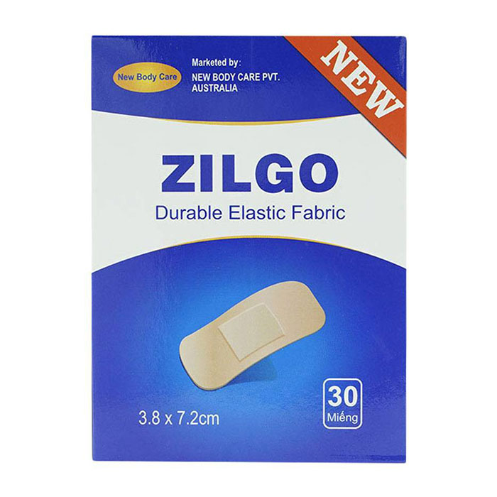 Băng Zilgo 3,8 x 7,2cm – Hộp 30 miếng